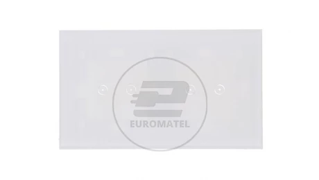 Simon Touch ramki Panel dotykowy S54 Touch, 2 moduły, 2 pola dotykowe poziome + 2 pola dotykowe poziome, biała perła DSTR222/70