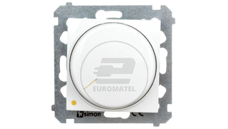 Simon 54 Ściemniacz obrotowy dwubiegunowy LED 5-215W biały DS9L2.01/11 WMDS-004xL2-011