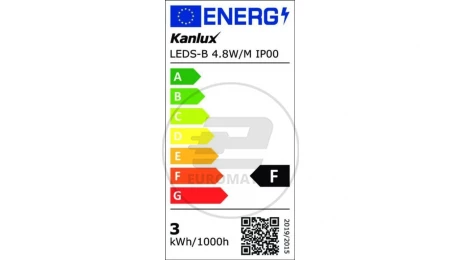 Taśma LED 12V LEDS-B 4.8W/M IP00-NW 470lm/m 4000K IP00 FPC rolka 5mb 24517