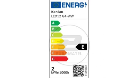 Żarówka LED G4 LED12 G4-WW 720lm 3000K barwa ciepła 18502