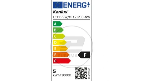 Pasek LED 12V LCOB 9W/M 12IP00-NW 4000K 33301
