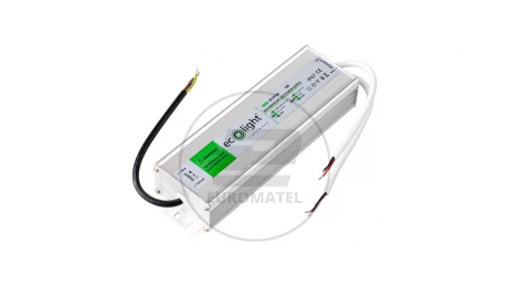 Zasilacz LED hermetyczny IP67 200W 12V 16,6A 224 x 65 x 40 mm EC79766