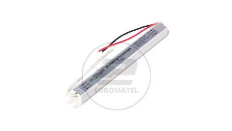 Zasilacz LED meblowy ultra slim IP20 18W 12V 1,5A 170 x 18 x 17 mm EC79772