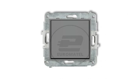 MINI Mechanizm łącznika krzyżowego (jeden klawisz bez piktogramu) szary mat 27MWP-6.1