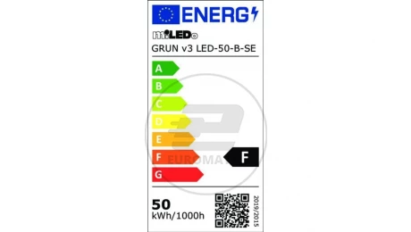 Projektor z czujnikiem GRUN v3 LED-50-B-SE 4790lm 4000K barwa neutralna IP44 czarny 31189