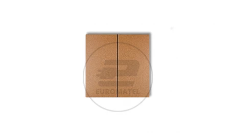 Klawisze podwójne do łączników DECO, FLEXI (komplet dwóch sztuk) złoty metalik 8DKL-2