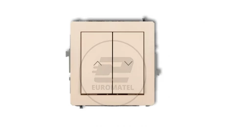 DECO Mechanizm łącznika żaluzjowego z podtrzymaniem beżowy 1DWP-88