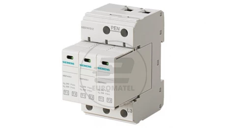 Ogranicznik przepięć Typ T1+T2 3P Uc 335V 12,5kA TN-C SENTRON 5SD7413-2