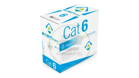 Kabel teleinformatyczny U/UTP kat.6 PVC Eca szary ALANTEC /305m/