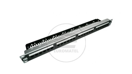 Patch panel UTP kat.6A 24 porty LSA 1U PK051