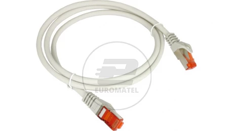 Patch-cord S/FTP kat.6A LSOH 0.25m szary KKS6ASZA0.25