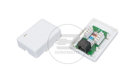 Gniazdo natynkowe UTP kat.6 1xRJ45 GN010
