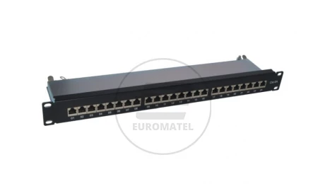 Patch panel STP kat.6A 24 porty LSA 1U PK040