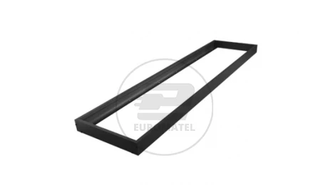 Rama montażowa do panelu LED 1200x300 zatrzaskowa aluminium czarna EC79999