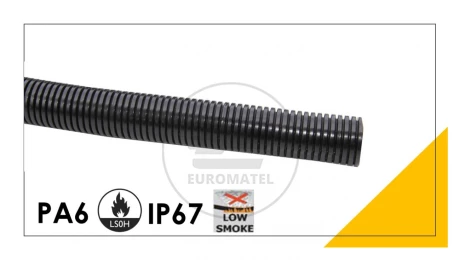 Peszel poliamidowy PA6 -S bezhalogenowy 9,9mm/13mm DN 10 801.310.0 /50m/