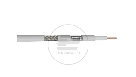 Przewód koncentryczny RG6 75 Om, 1.13/4.8/6.80 PVC Eca 500m