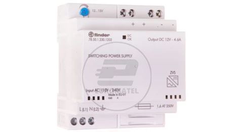 Zasilacz impulsowy modułowy 50W 12V DC 110-240V AC 78.50.1.230.1203