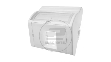 Adapter 45x45 1xRJ45 (wypukły kątowy) ALANTEC