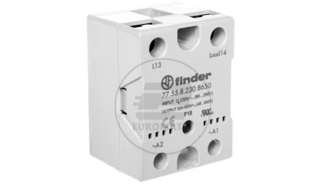 Przekaźnik SSR 1Z 50A 48-600V AC załączanie w zerze, sterowanie 230V AC 77.55.8.230.8650