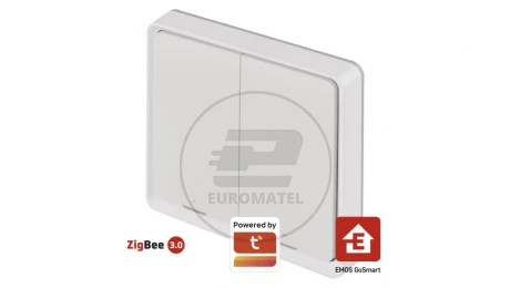 Przenośny kontroler scenerii IP-2002ZW, ZigBee 3.0, dwuprzyciskowy H5012