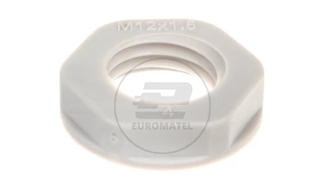 Nakrętka poliamidowa M12 szara N 12M E03DK-02020100101 /100szt./