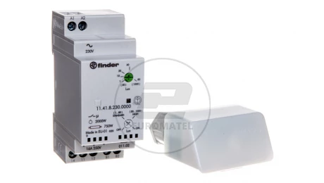 Wyłącznik zmierzchowy 1P 16A 230V AC 35mm IP20 czujnik zewnętrzny IP54 1-80lx 11.41.8.230.0000