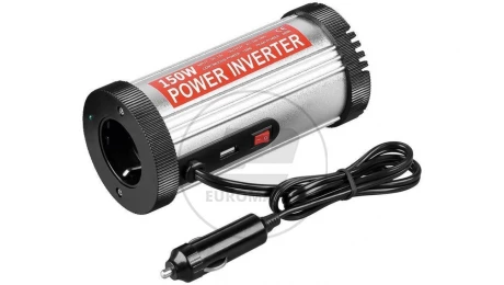 Przetwornica napięcia samochodowa 12V/230V + USB 2,1A 150W 67921