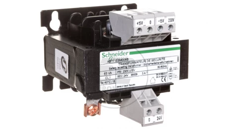 Transformator 1-fazowy 63VA 230/24V ABT7ESM006B