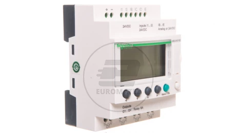 Moduł programowalny ZELIO LE 6we cyfrowych 4wy przekaźnikowe 24V DC RTC/LCD SR3B101BD