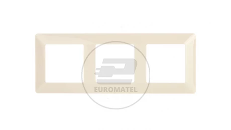 VALENA LIFE Ramka potrójna kremowa 754043