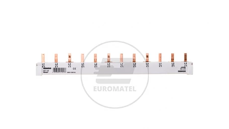 Szyna łączeniowa 3P 10 mm2 sztyftowa 12 modułowa (4x3P) do cięcia (2 zaślepki w komplecie) 5ST3738
