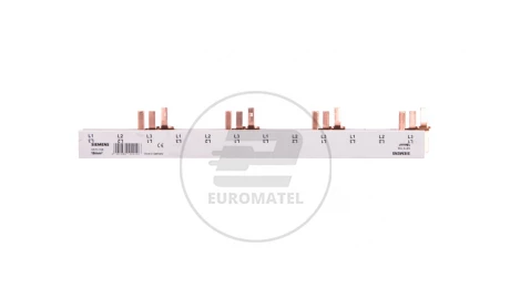 Szyna łączeniowa 3P 16 mm2 sztyftowa 12 modułowa (4x3P) do cięcia (2 zaślepki w komplecie) 5ST3708