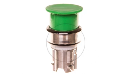 Napęd przycisku grzybkowego zielony z samopowrotem metalowy IP69k Sirius ACT 3SU1050-1AD40-0AA0