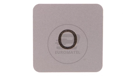 Etykieta opisowa samoprzylepna do kaset 22x22mm srebrna /O/ Sirius ACT 3SU1900-0AF81-0QA0