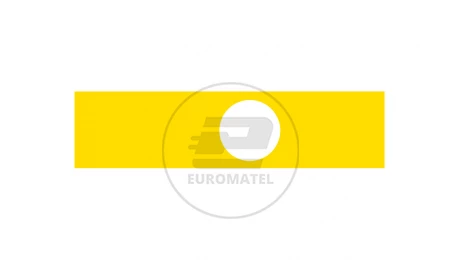 Etykieta żółta do kaset 150x38mm samoprzylepna z wycięciem 22x22mm bez opisu Sirius ACT 3SU1900-0BE31-0AA0 /10szt./
