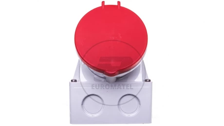 Gniazdo stałe 63A 4P 400V 6h IP44 Quick-Connect 110415