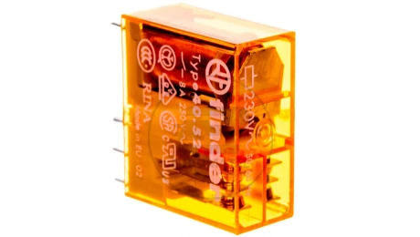 Przekaźnik miniaturowy 2P 8A 230V AC AgNi 40.52.8.230.0000