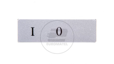 Etykieta opisana 8mm szara 0-I T0-BET08-01