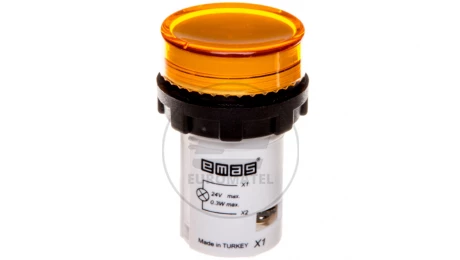 Lampka sygnalizacyjna 24V żółta T0-MBSD024S