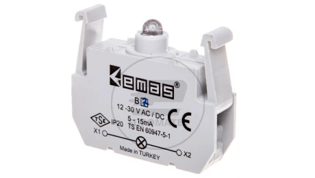 Element podświetlający niebieska 12-30V AC/DC do przycisków B LED T0-B7