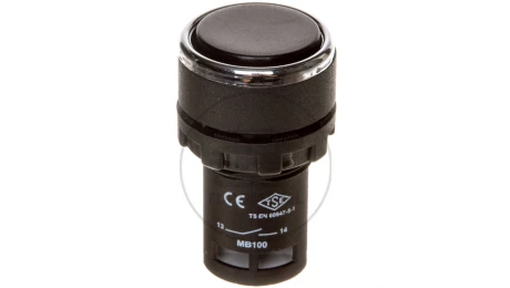 Przycisk sterowniczy monoblok czarny T0-MB100DH