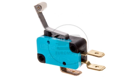 Wyłącznik krańcowy miniaturowy 1CO dźwignia podgięta z rolką z tworzywa T0-MK1MIP3