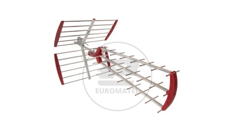 Antena DVB-T UHF kierunkowa 38 elementów 17dB, symetryzator, filtr LTE HN62
