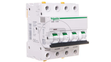 Wyłącznik nadprądowy 4P B 32A 6kA AC iC60N-B32-4 A9F03432