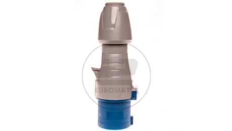 Wtyczka przenośna 3P 16A 230V niebieska IP44 P17 TEMPRA PRO 555124