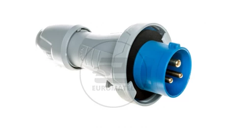 Wtyczka przenośna 3P 16A 230V niebieska IP67 P17 TEMPRA PRO 555324