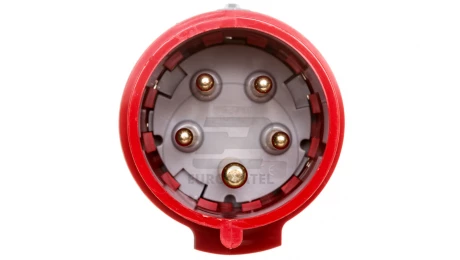 Wtyczka przenośna 5P 16A 400V czerwona IP44 P17 TEMPRA PRO 555129