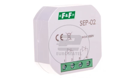 Separator sygnału wejściowego 1A 1000V podtynkowy SEP-02