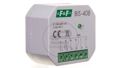 Przekaźnik bistabilny 1Z 16A 230V AC BIS-408