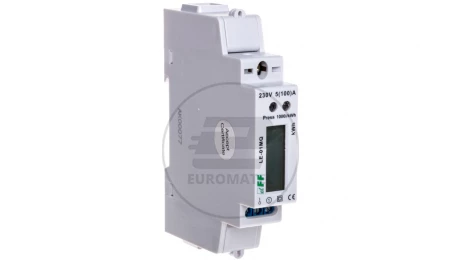 Licznik energii elektrycznej 1-fazowy 100A 230V z wyświetlaczem LCD RS485 rejestracja parametrów sieci LE-01MQ